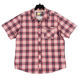 magellan outdoors plaid shirt xl loose fit quick dry moisture wicking core basic
